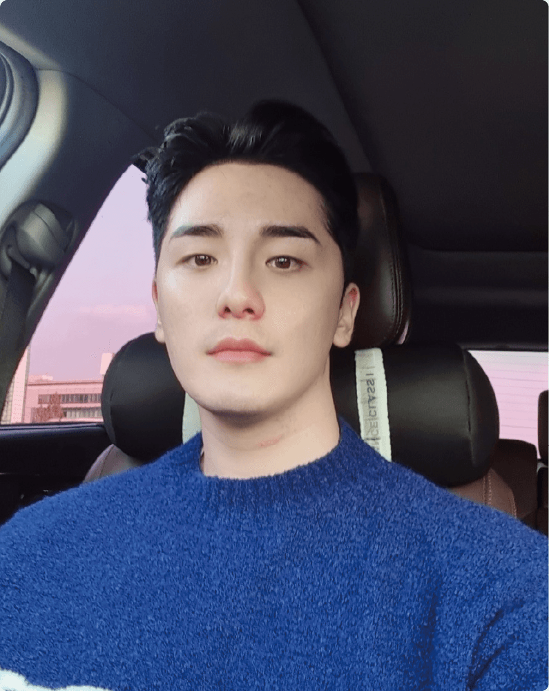 프로필 촬영 후 이미지